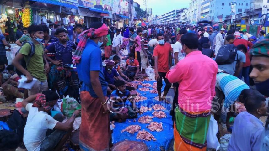 রাজধানীতে ‘গোশতের হাট’ জমজমাট